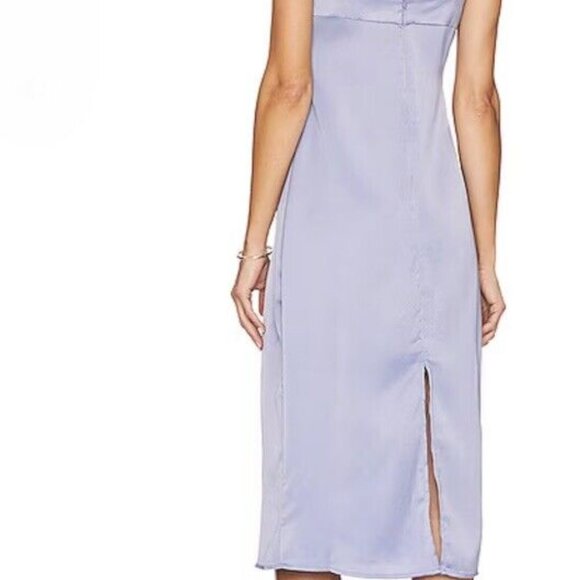 WeWoreWhat Cowl Satin Midi Slip Dress - Picture 3 of 4